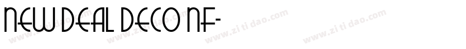 New Deal Deco NF字体转换